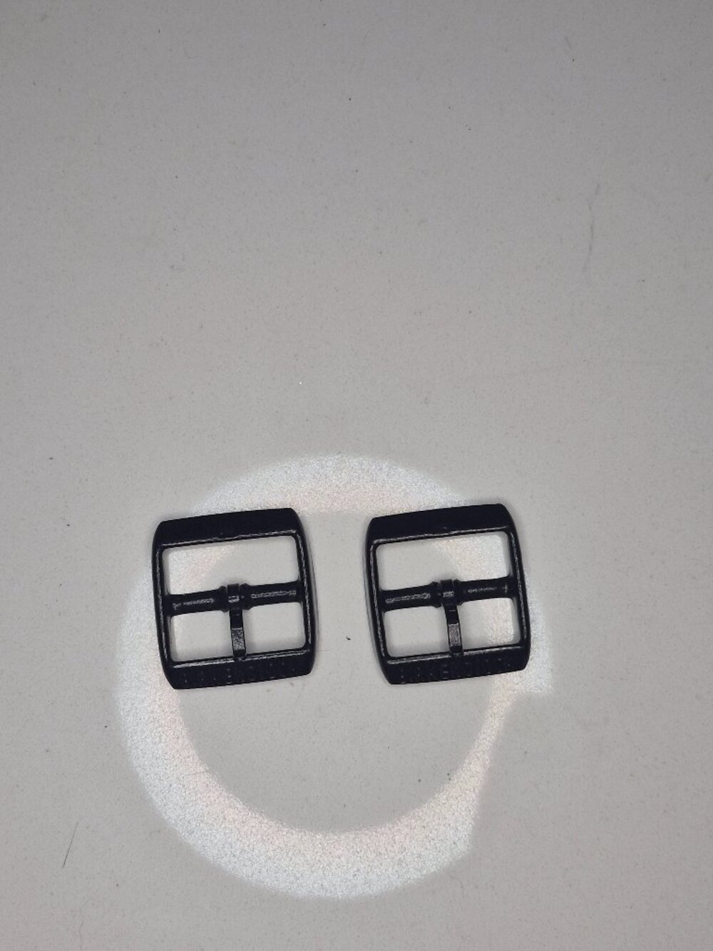 Genuine Birkenstock Black 25mm 1in Buckles Pair Sandal Shoe Repair Parts